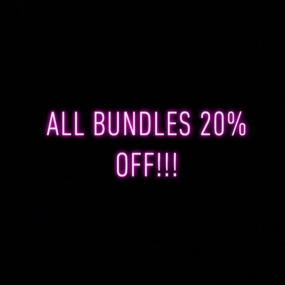 All Bundles 20% off!!